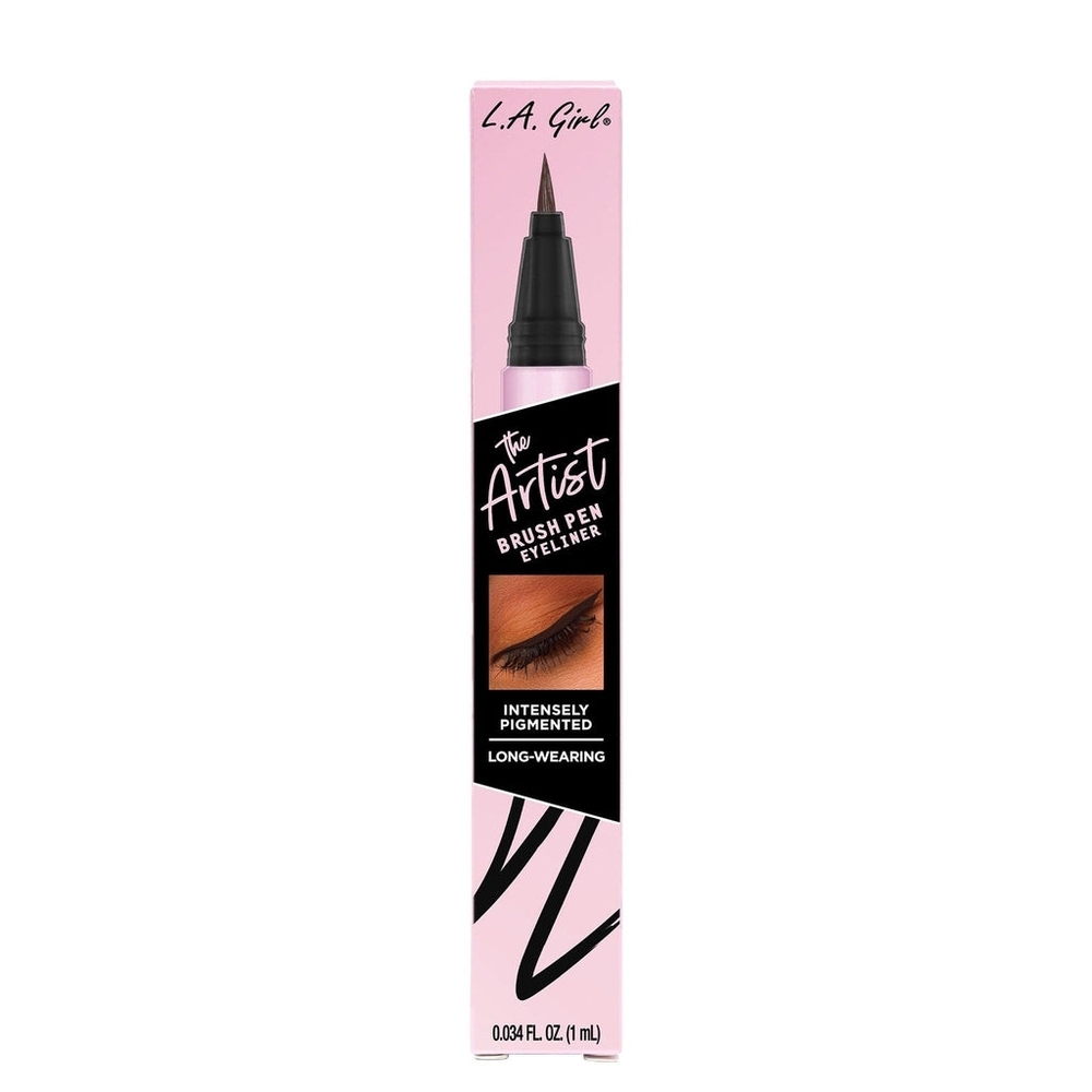 2 x LA Girl the Artist Brush Pen Eyeliner, Inky Black